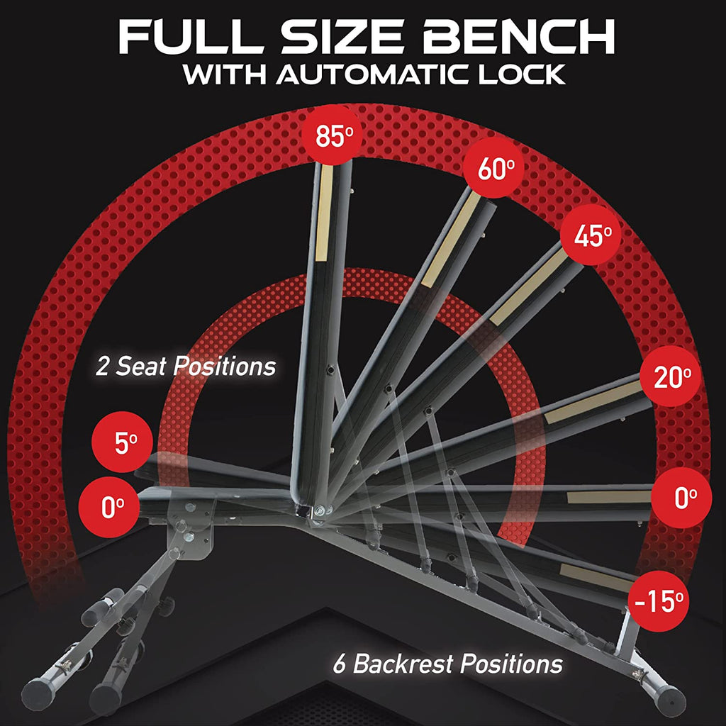 Gym Package 1 - Squat Rack + Bench + 245lb Iron + Barbell